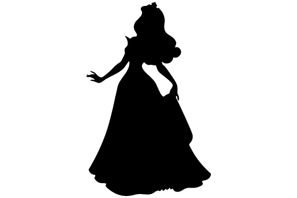 Silhouette of a Princess: A Timeless Tale of Beauty and Grace