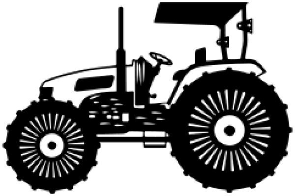 A Classic Illustration of a Farm Tractor