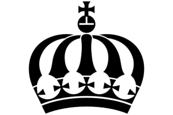 A Monochrome Crown Icon