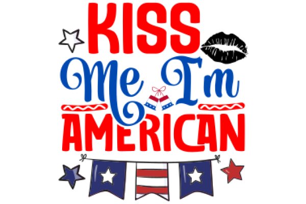 Celebrating American Pride with a Kiss: A Graphic Design