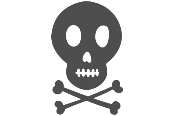 A Simple, Skull and Crossbones Icon