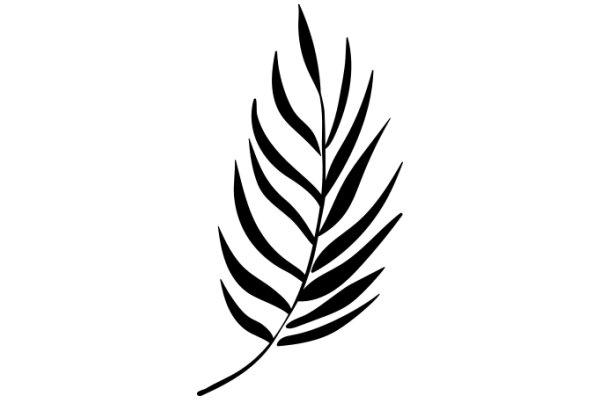 Stylized Palm Leaf