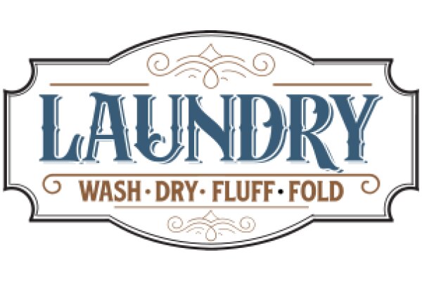 Laundry Services Advertisement: Wash, Dry, Fluff, Fold