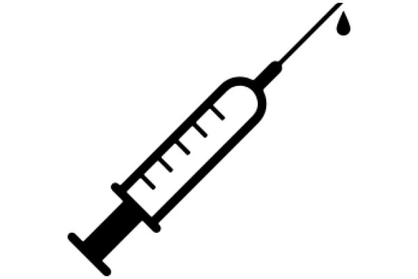 A Simple Icon of a Syringe