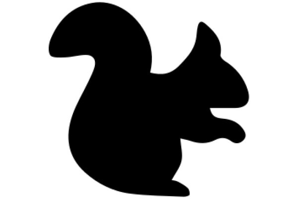 Silhouette of a Squirrel: A Simple yet Charming Design