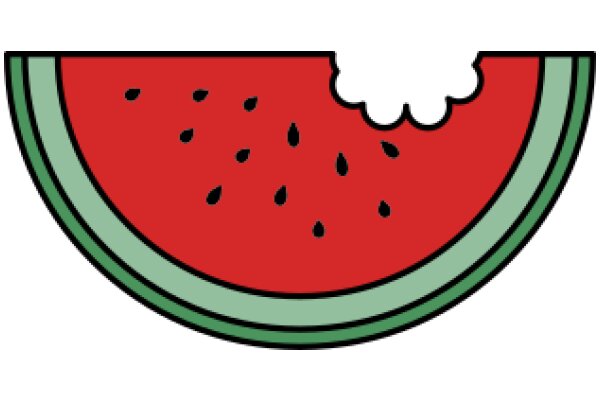 A Delicious Watermelon with a Creamy Top