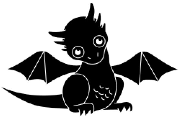 A Silhouette of a Dragon with a Smiling Face