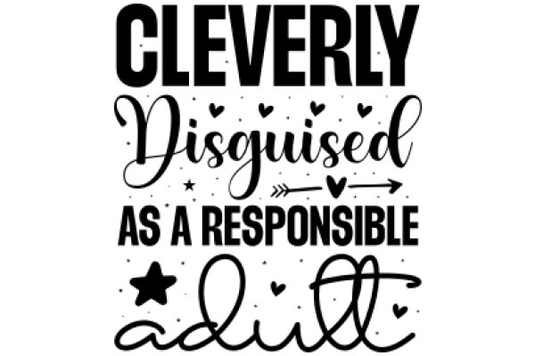 Cleverly Disguised as a Responsible Adult: A Collection of Witty Quotes and Sayings