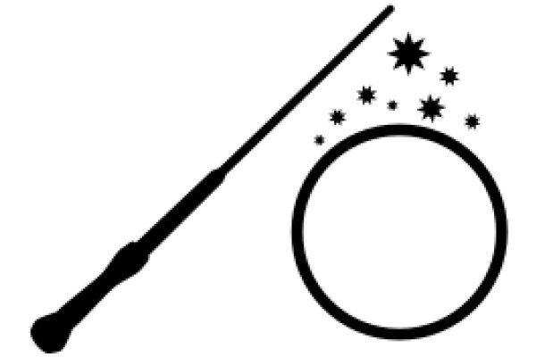 Magical Wand and Starry Circle