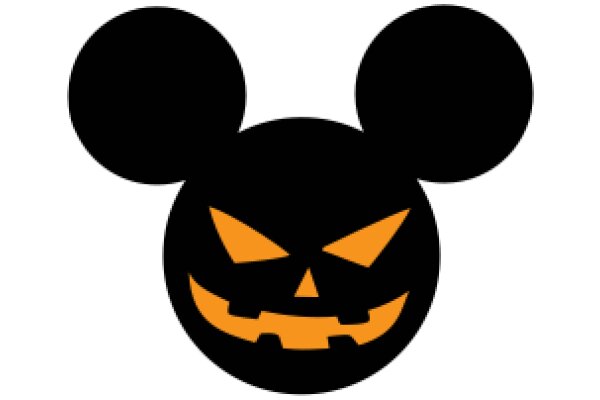 Halloween Mickey Mouse Ear Logo