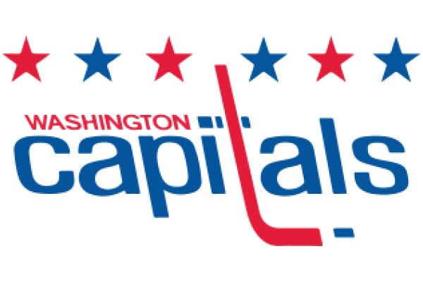 Washington Capitals Logo with Red, White, and Blue Stars