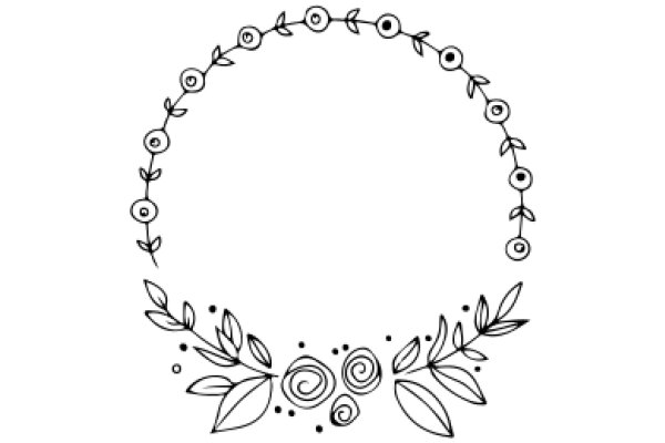 Elegant Floral Wreath Design