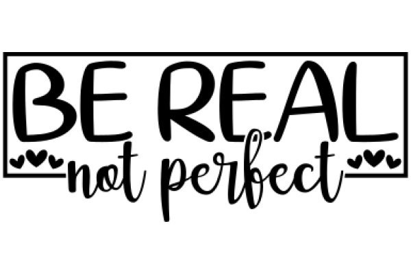 Be Real, Not Perfect: A Motivational Quote