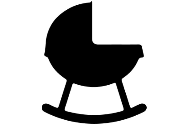 Simplistic Icon of a High Chair