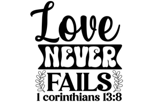 Love Never Fails: 1 Corinthians 13:8