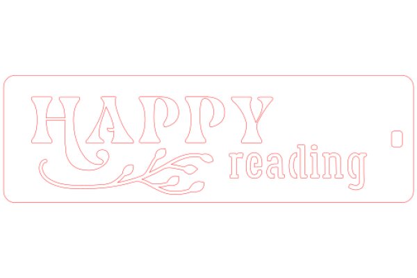 Happy Reading: A Customizable Bookmark