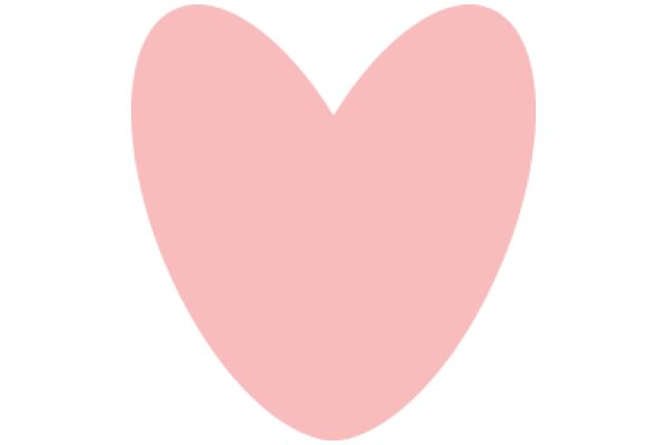 A Simple, Pink Heart Emoji