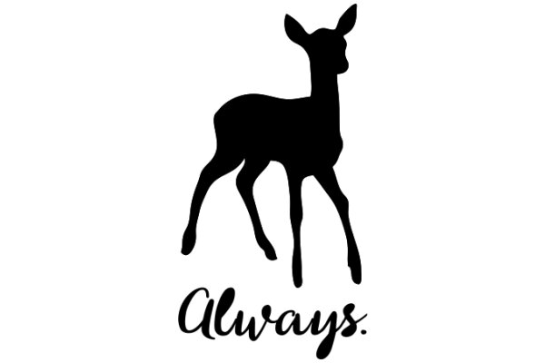 Always: A Silhouette of a Deer