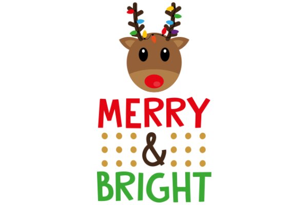 Merry & Bright: A Festive Reindeer Greeting