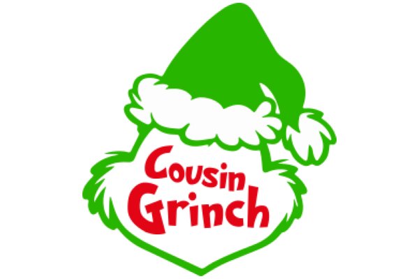 Cousin Grinch: A Festive Holiday Logo