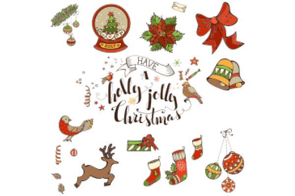 A Festive Collection of Christmas-Themed Illustrations