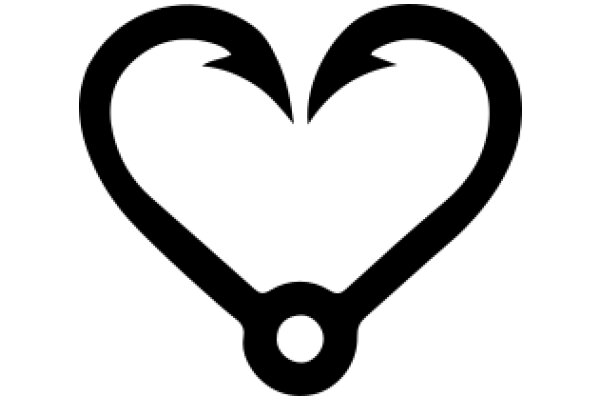 Simplistic Logo of a Heart with a Hook