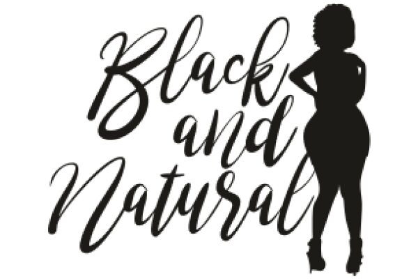 Black and Natural: A Silhouette of a Woman Embracing Her Identity