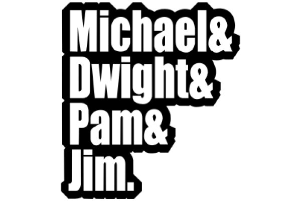 A Tribute to Michael, Pam, and Jim: A Graphic Design Piece