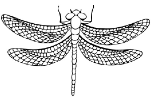 Stylized Dragonfly Illustration