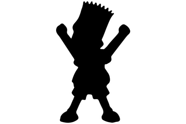 Silhouette of a Cartoon Character