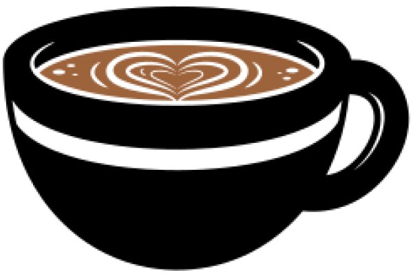 A Warm Cup of Coffee with a Heart Design