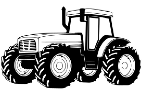 A Classic Illustration of a Farm Tractor