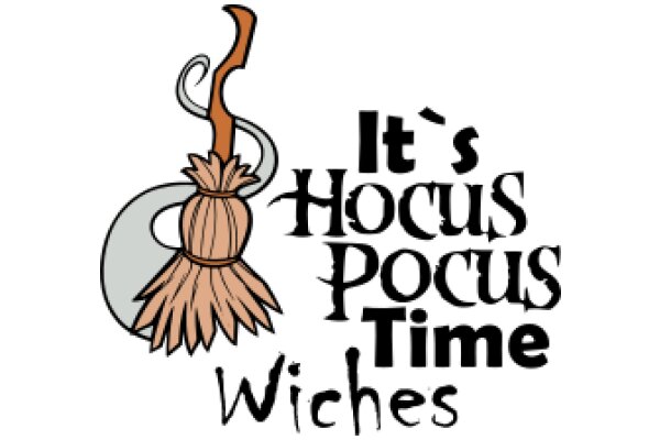 Halloween-themed Logo for a Broom Store