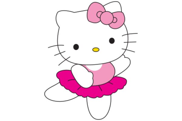 Hello Kitty: A Playful and Adorable Cartoon Character