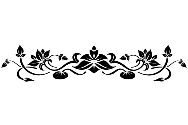 Stylized Floral Pattern in