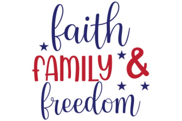 Faith, Family, and Freedom: A Graphic Design