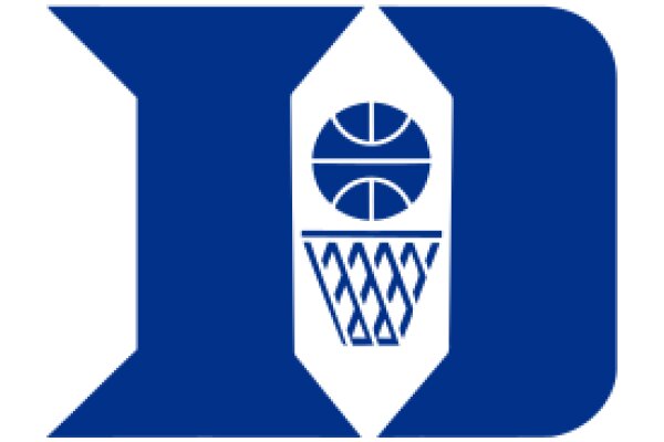 Duke University Logo with Basketball Graphic