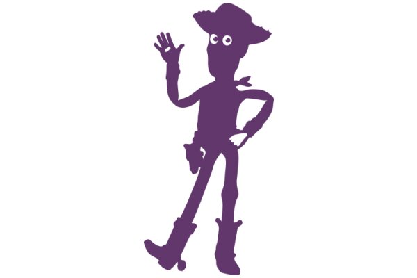 Welcome to the Wild West: A Silhouette of a Cowboy