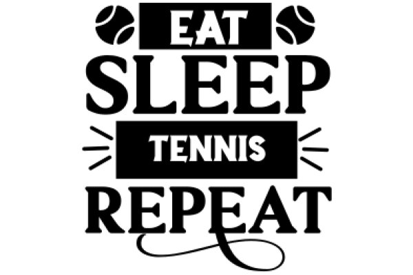 Eat, Sleep, Tennis, Repeat: A Passionate Tribute to the Sport of Tennis