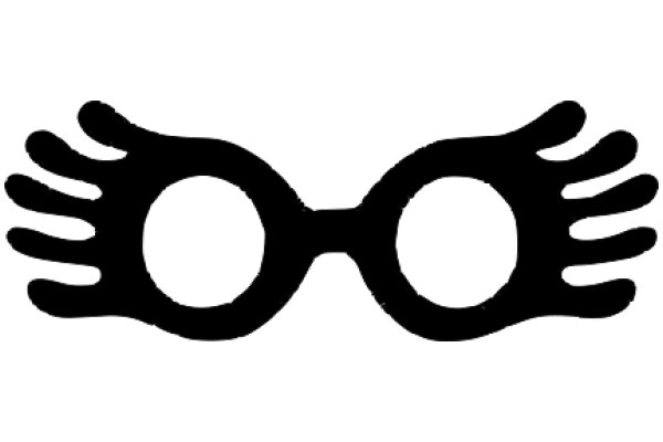 Stylized Logo of a Pair of Eyeglasses