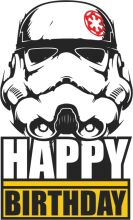 Happy Birthday: A Celebratory Greeting with a Star Wars Twist