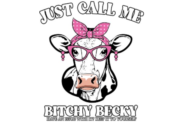 Just Call Me: A Playful Advertisement for Bitchy Becky's Unique Cow-Themed Business