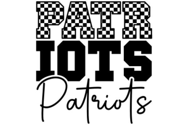 Patriotic Checkered Flag Design