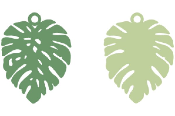 Two Green Leaf Designs