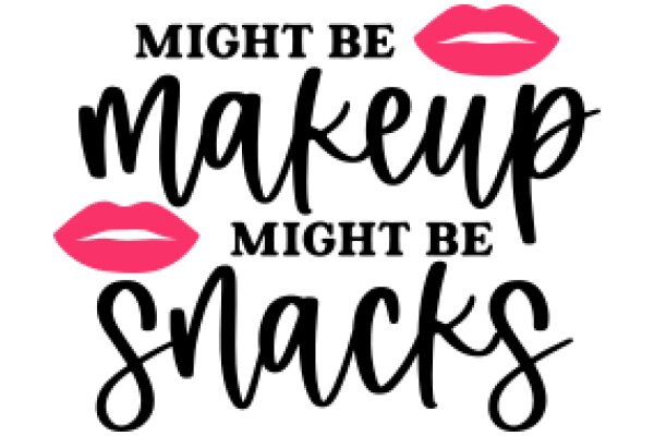 Motivational Poster: 'Might Be Makeup, Might Be Snacks'