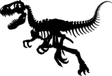 Silhouette of a T-Rex: A Classic Symbol of Prehistoric Life