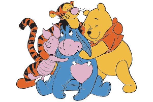 A Heartwarming Hug: The Adventures of Winnie the Pooh and Friends