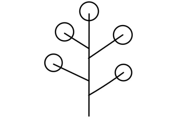 Simplistic Line Art of a Tree-like Structure