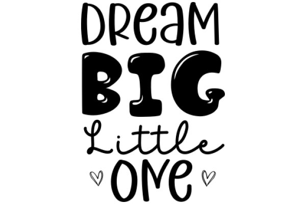 Inspirational Quote: Dream Big, Little One