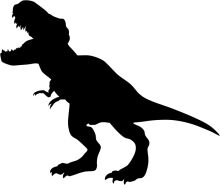 Silhouette of a T-Rex: A Classic Icon of Prehistoric Life